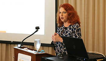 Kerry Barlett presenting at Nonprofit Workshop
