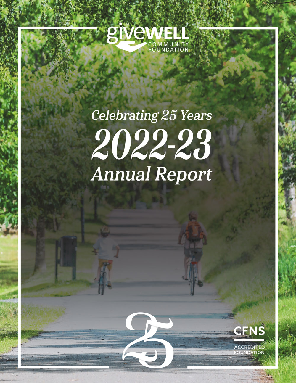 Cover of GWCF's 2022-2023 Annual Report